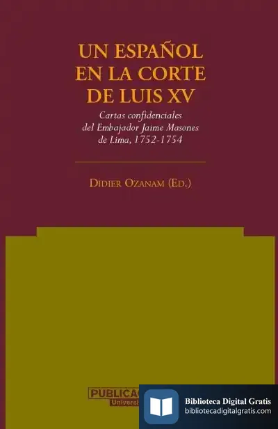 Descargar Un Español En La Corte De Luis Xv de José Luis Charcán Palacios