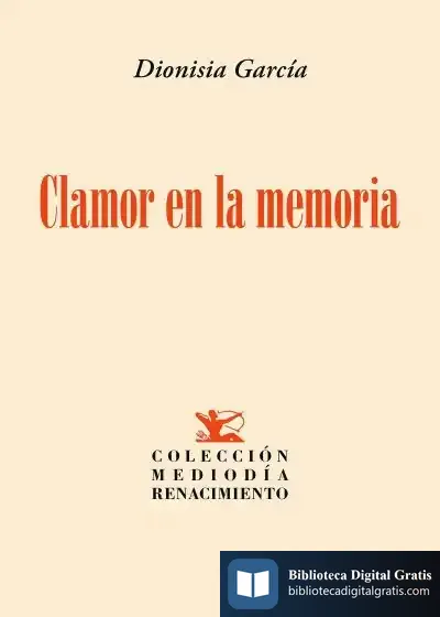 Descargar Clamor En La Memoria de Dionisia García