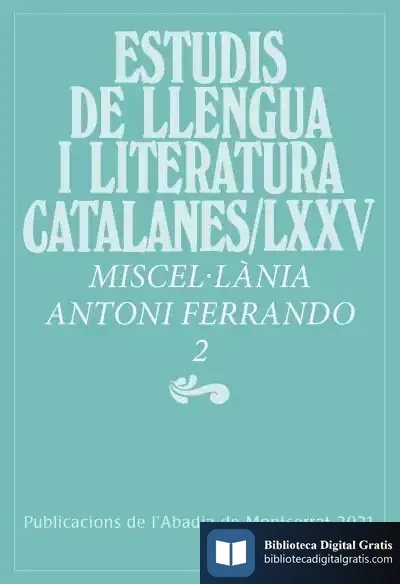 Descargar Miscel?Lania Antoni Ferrando, 2