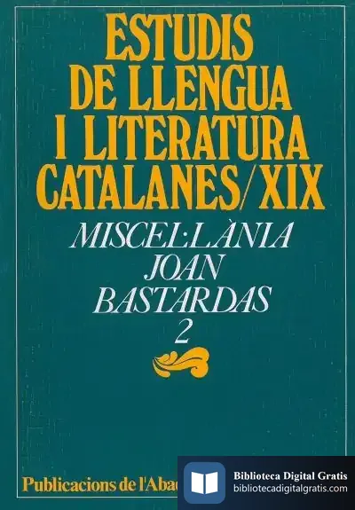 Descargar Miscel·Lània Joan Bastardas, 2