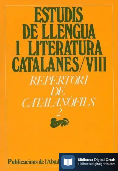 Descargar Repertori De Catalanòfils, 2