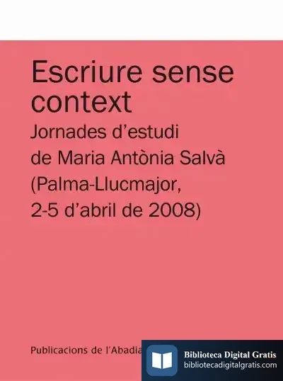 Descargar Escriure Sense Context