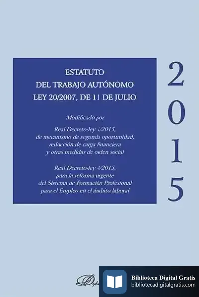 Descargar Estatuto Del Trabajo Autónomo