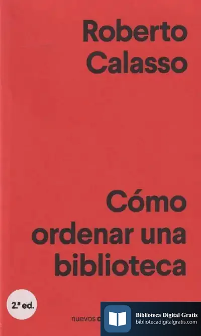 Descargar Cómo Ordenar Una Biblioteca