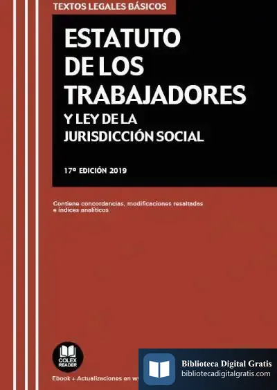 Descargar Estatuto De Los Trabajadores Y Ley De Jurisdicción Social