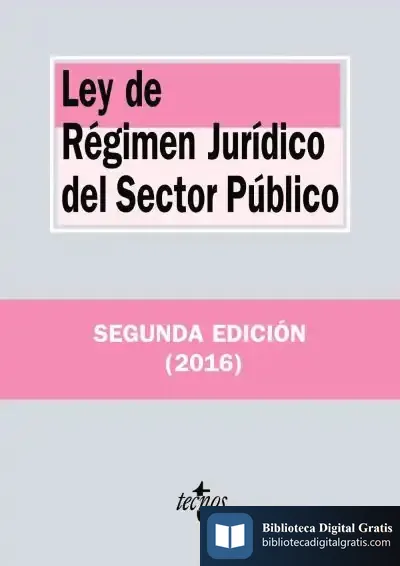 Descargar Ley De Régimen Jurídico Del Sector Público