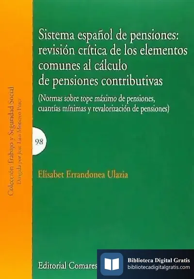 Descargar Sistema Español De Pensiones de Elixabet Errandonea Ulazia