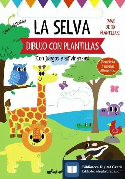 Descargar Dibujo Con Plantillas. La Selva de Elizabeth Golding