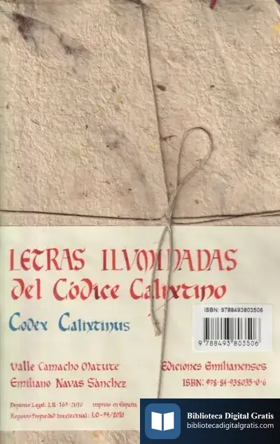 Descargar Letras Iluminadas Del Códice Calixtino de Patrice de Plunkett