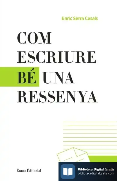 Descargar Com Escriure Bé Una Ressenya