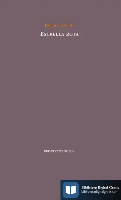 Descargar Estrella Rota de Enrique Juncosa