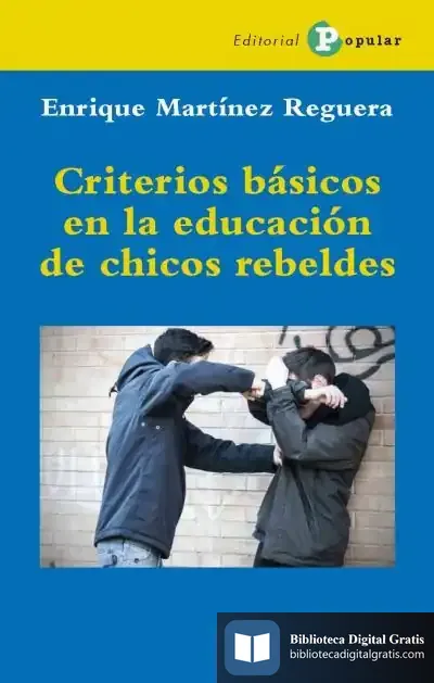 Descargar Criterios Básicos En La Educación De Chicos Rebeldes de Enrique Martínez Reguera
