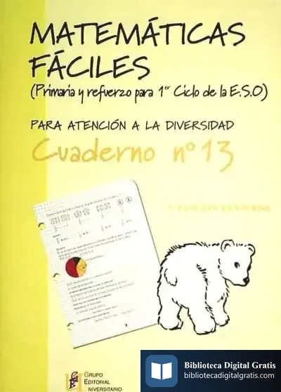 Descargar Matemáticas Fáciles 13. Primaria