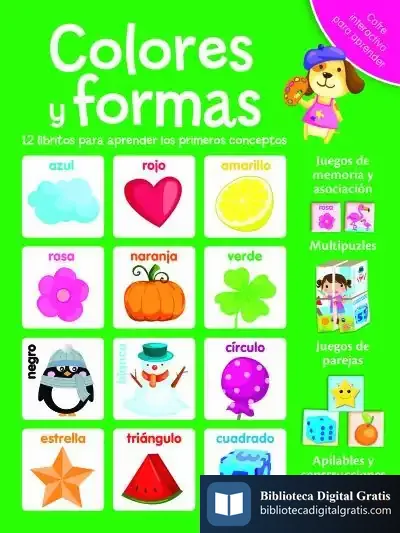 Descargar Colores Y Formas: 12 Libritos Para Aprender Los Primeros Conceptos de Luis de la Corte Ibáñez