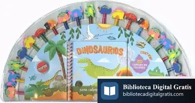 Descargar Lápices Y Gomas. Dinosaurios Para Colorear de Anónimo