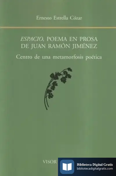Descargar Espacio Poema En Prosa De Juan Ramon Jimenez