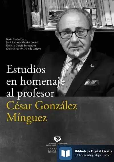 Descargar Estudios En Homenaje Al Profesor César González Mínguez de Ernesto García Fernández