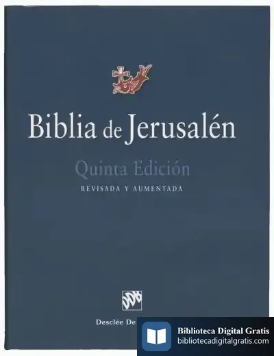 Descargar Biblia Jerusalen Manual 1 de Escuela Bíblica de Jerusalén