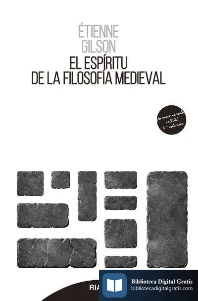 Descargar El Espíritu De La Filosofía Medieval de Étienne Gilson