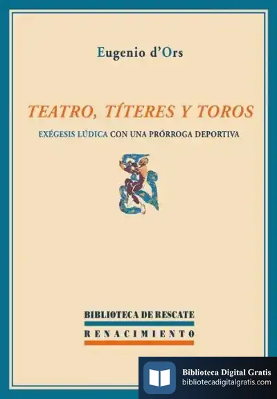 Descargar Teatro, Títeres Y Toros