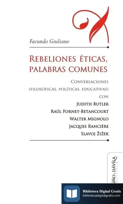 Descargar Rebeliones Éticas, Palabras Comunes