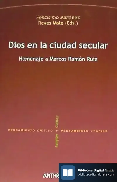 Descargar Dios En La Ciudad Secular de Felicísimo Martínez Díez