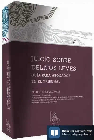 Descargar Juicio Sobre Delitos Leves de Felipe Pérez del Valle