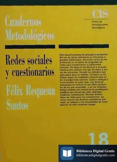 Descargar Redes Sociales Y Cuestionarios de Félix Requena Santos