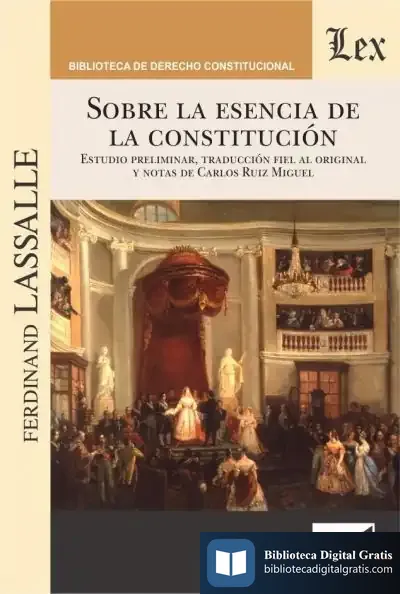 Descargar Sobre La Esencia De La Constitucion de Ferdinand Lassalle
