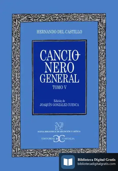 Descargar Cancionero General. Tomo V