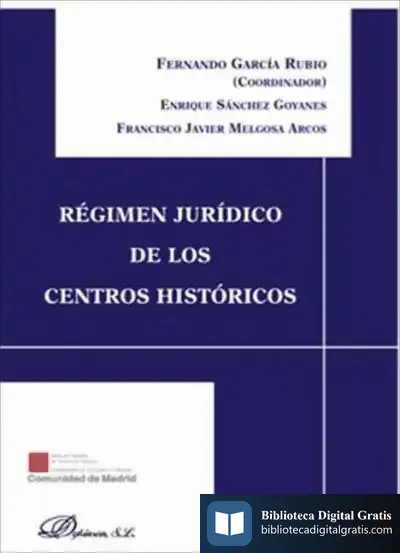 Descargar Régimen Jurídico De Los Centros Históricos