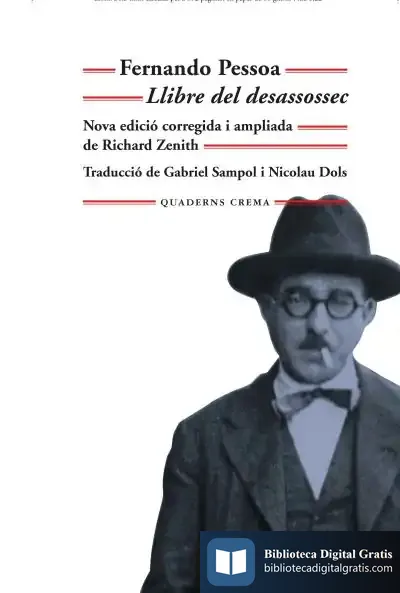 Descargar Llibre De Desassossec de Fernando Pessoa