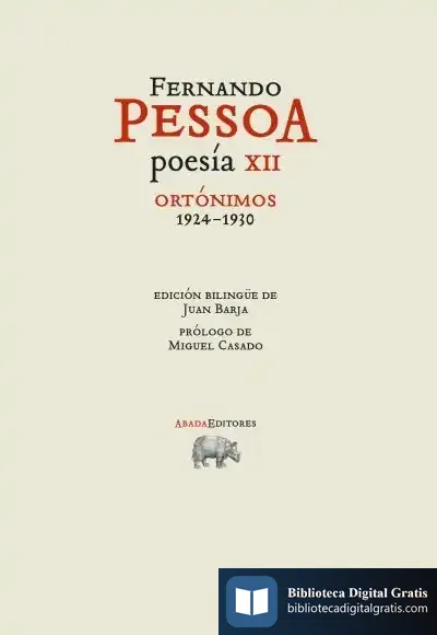 Descargar Poesía Xii. Ortónimos 1924-1930 de Fernando Pessoa