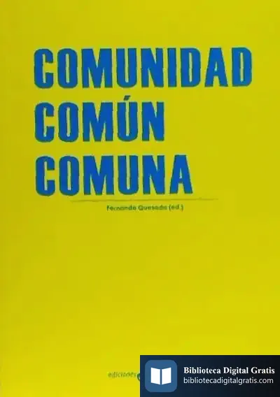 Descargar Comunidad. Común. Comuna
