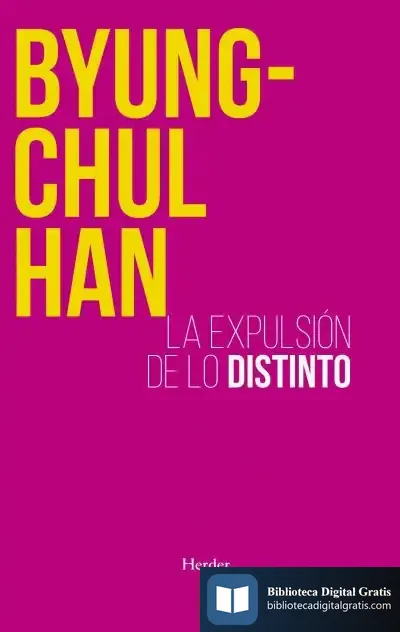 Descargar Expulsión De Lo Distinto