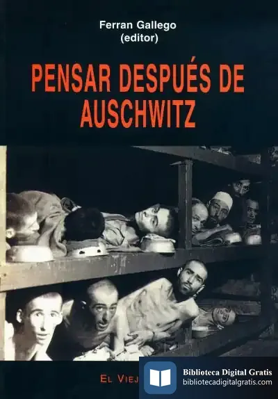 Descargar Pensar Despues De Auschwitz