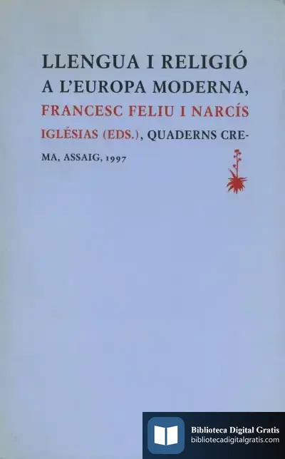 Descargar Llengua I Religió A L'Europa Moderna