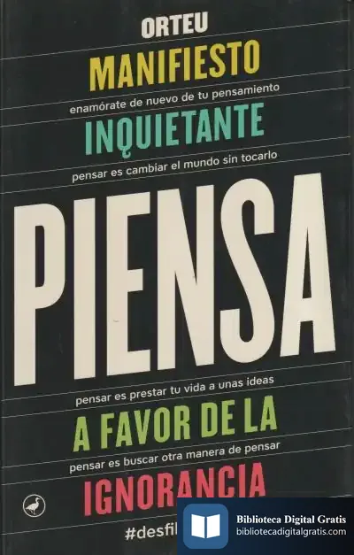 Descargar Piensa de Francesc Orteu
