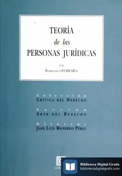 Descargar Teoría De Las Personas Jurídicas de Alaitz Olaizola Borda