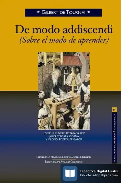 Descargar De Modo Addiscendi (Sobre El Modo De Aprender)