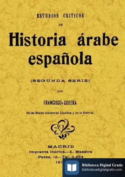 Descargar Estudios Críticos De Historia Árabe Española