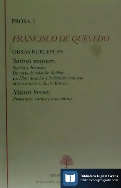 Descargar Obras Burlescas. Sátiras Mayores; Sátiras Breves