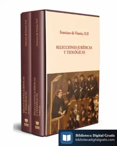 Descargar Relecciones Jurídicas Y Teológicas. 2 Tomos