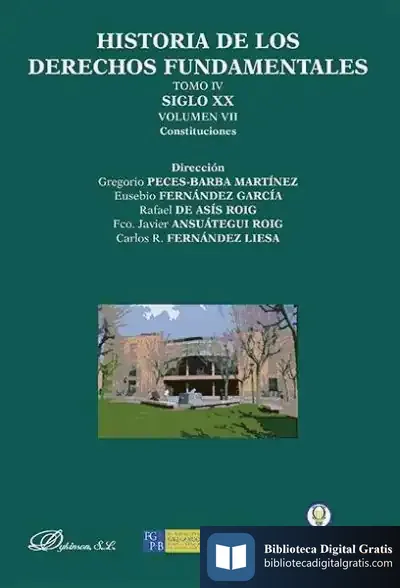 Descargar Historia De Los Derechos Fundamentales. Tomo Iv, Siglo Xx. Volumen Vii, Constituciones de Francisco Javier Ansuátegui Roig