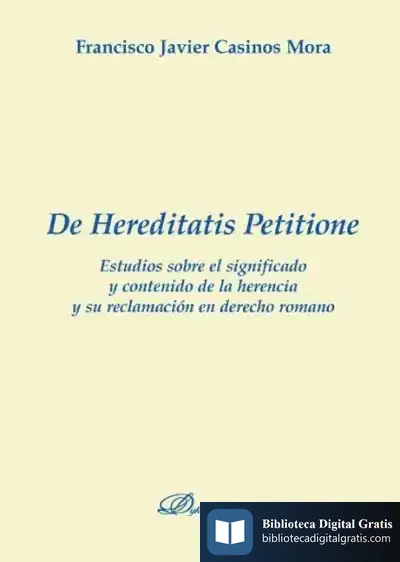 Descargar De Hereditatis Petitione de Segundo Gutiérrez Cabria