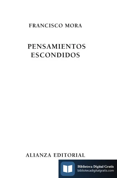 Descargar Pensamientos Escondidos de Francisco Mora