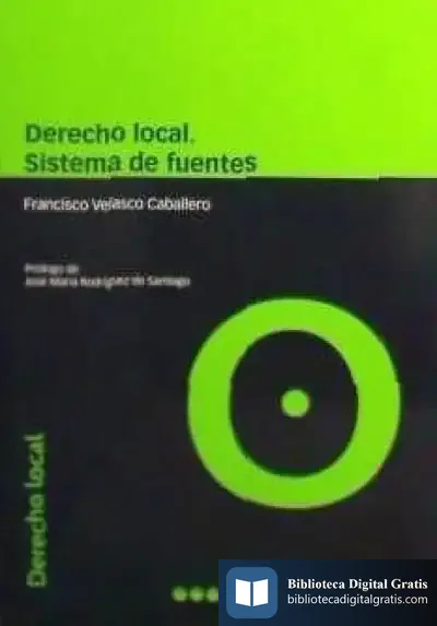 Descargar Derecho Local. Sistema De Fuentes de Llorenç Villalonga