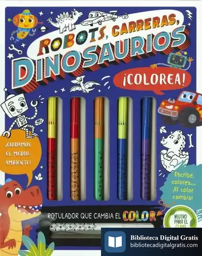 Descargar Colormanía. Robots, Carreras, Dinosaurios