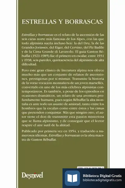 Descargar Estrellas Y Borrascas de Gaston Rébuffat