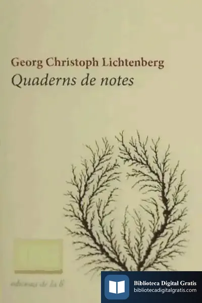 Descargar Quaderns De Notes de Georg Christoph Lichtenberg